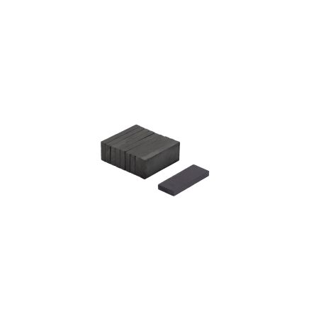 Y30BH Ceramic Rectangular Magnet - 1 in. x 3/8 in. x 1/8 in. thick - 0.97lbs Pull