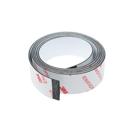 FerroFlex® 3M™ Self-Adhesive Gloss White Ferrous Strip - 13/16 in. Wide