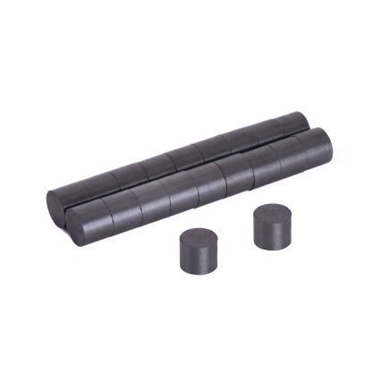 Y10 Ceramic Disc Magnet - 15/32 in. dia x 3/8 in. thick - 0.44lbs Pull