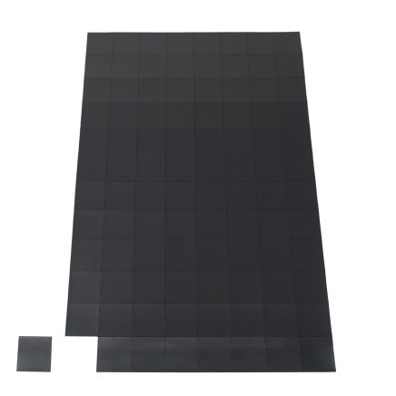 MagFlex® Self-Adhesive Flexible Magnetic Squares - 1 in. x 1 in. - 96 per A4 Sheet