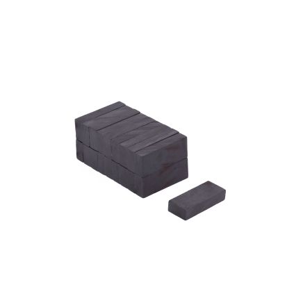 Y10 Ceramic Magnet - 1 in. 3/8 in. x 3/16 in. - 1.14lbs Pull