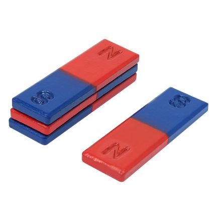 Ceramic Bar Magnet with North & South Identified - 5/8 in. x 1/8 in. x 1-7/8 in. long