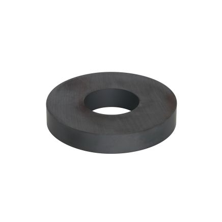 Y30BH Ceramic Ring Magnet - 2-13/16 in. O.D. x 1-3/16 in. I.D. x 15/32 in. thick - 14.11lbs Pull