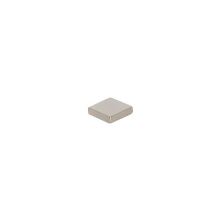 N42 Neodymium Rectangular Magnet - 13/16 in. x 13/16 in. x 3/16 in. thick - 17.19lbs Pull