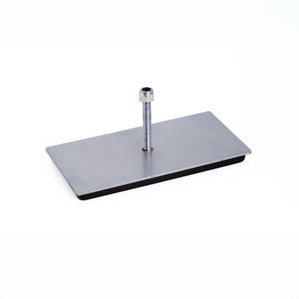 Ceramic Rubber Coated Mag Pad - 2-1/16 in. x 5/16 in. thick - 17.64lbs Pull