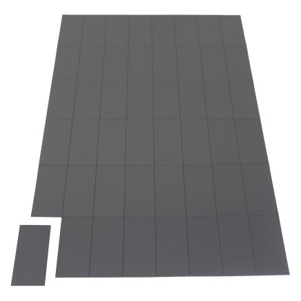 MagFlex® Self-Adhesive Flexible Magnetic Rectangles - 1-7/8 in. x 15/16 in. - 48 per A4 Sheet