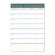 52 Sheet A5 Magnetic Weekly Meal Planner Notepad - Green