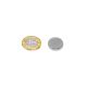 N42 Neodymium Disc Magnet - 11/16 in. dia x 1/16 in. thick - 5.31lbs Pull