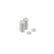 N42 Neodymium Magnet c/w Dimple on North - 1/4 in. dia x 1/16 in. thick - 1.2lbs Pull