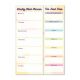 52 Sheet A5 Magnetic Weekly Meal Planner Notepad - Quirky