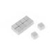 N42 Neodymium Square Magnet - 7/16 in. x 7/16 in. x 7/16 in. thick - 7.72lbs Pull