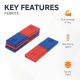 Ceramic Bar Magnet with North & South Identified - 5/8 in. x 1/8 in. x 1-7/8 in. long