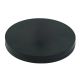 Black Rubber Coated POS Magnet c/w M8 x 5/8 in. External Thread - 2-9/16 in. dia x 1/3 in. thick