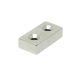 N42 Neodymium Countersunk Rectangular Magnet - 1-9/16 in. x 13/16 in. x 3/8 in. thick x 3/16 in. Hole - 53.8lbs Pull