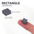 Y10 Ceramic Square Magnet - 3/8 in. x 3/8 in. x 3/16 in. thick - 0.22lbs Pull