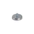 Ceramic Pot Magnet with M5 External Thread - 1-3/8 in. dia x 9/32 in. thick - 10.81lbs Pull