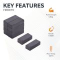 Y30BH Ceramic Rectangular Magnet - 1 in. x 3/8 in. x 1/4 in. thick - 1.76lbs Pull