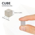 N42 Neodymium Cube Magnet - 15/32 in. x 15/32 in. x 15/32 in. thick - 16.31lbs Pull