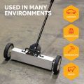 Magnetic Sweeper With Switchable Release - Sweeps Nails & Screws Quickly (23.5 in. wide)