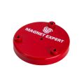 Ceramic Limpet Pot Magnet c/w M6 threaded hole - 3-7/8 in. dia x 19/32 in. thick - 121.28lbs Pull