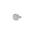 N42 Neodymium Pot Magnet with M3 Stud - 3/8 in. dia x 3/16 in. thick - 6.61lbs Pull