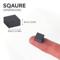 Isotropic Y30 Ceramic Square Magnet - 3/8 in. x 3/8 in. x 3/16 in. thick - 0.18lbs Pull