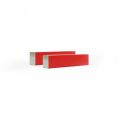 Alnico Rectangular Bar Magnets - 19/32 in. x 3/8 in. x 3 in. - 4.85lbs Pull (Pack of 2)