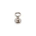 N42 Neodymium Clamping Magnet with M4 Eyebolt - Machine Lathed - 5/8 in. dia - 20.1lbs Pull