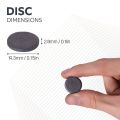 Y10 Ceramic Magnet - 3/4 in. x 1/8 in. thick - 0.88lbs Pull