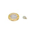 N35 Neodymium EasyPeel Adhesive Disc Magnet - 1/4 in. dia x 1/32 in. - 0.72lbs Pull