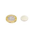 N42 Neodymium Disc Magnet - 19/32 in. dia x 1/32 in. thick - 2.42lbs Pull