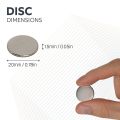 Adhesive N42 Neodymium Magnet - 13/16 in. dia x 1/16 in. - 4.41lbs Pull