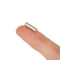 N42 Neodymium Rod Magnet - 5/32 in. dia x 1/2 in. thick - 1.58lbs Pull