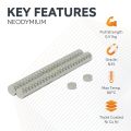 N35 Neodymium Disc Magnet - 3/16 in. dia x 1/16 in. thick - 1.12lbs Pull