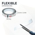 FerroFlex® 3M Self-Adhesive Gloss White Ferrous Strip - 1/2 in. Wide