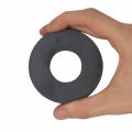 Y30BH Ceramic Ring Magnet - 2-13/16 in. O.D. x 1-3/16 in. I.D. x 15/32 in. thick - 14.11lbs Pull