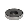 Ceramic Pot Magnet - 1-7/8 in. dia x 3/8 in. thick x 5/16 in. hole - 34.84lbs Pull