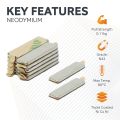 N42 Neodymium Adhesive Rectangular Magnet - 13/16 in. x 1/4 in. x 1/16 in. thick - 3.52lbs Pull