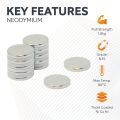 N35 Neodymium Disc Magnet - 19/32 in. dia x 1/16 in. thick - 3.96lbs Pull