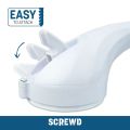 SCREWD 15-9/16 in. Bathroom Suction Cup Shower and Bath Aid Handle