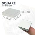 N42 Neodymium Square Magnet - 1 in. x 1 in. x 1/4 in. thick - 13.03lbs Pull