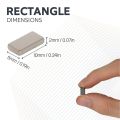 N42 Neodymium Rectangular Magnet - 3/8 in. x 3/16 in. x 1/16 in. thick - 2.42lbs Pull