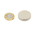 N42 Neodymium Disc Magnet - 1-3/16 in. dia x 3/16 in. thick - 21.61lbs Pull