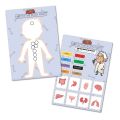 Professor Gauss™ Printed Magnet Game for Kids - Body Parts