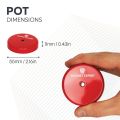 Ceramic Limpet Pot Magnet Countersunk with M6 threaded hole - 2-3/16 in. dia x 3/8 in. thick - 68.36lbs Pull