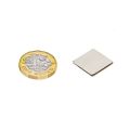 Adhesive N42 Neodymium Magnet - 19/32 in. x 19/32 in. x 1/32 in. thick - 2.09lbs Pull