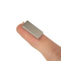 Adhesive N42 Neodymium Magnet - 13/16 in. x 3/8 in. x 1/16 in. thick - 4.41lbs Pull