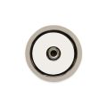 N42 Neodymium Pot Magnet with 2x M8 Eyebolts + 10m Rope - 2-1/4 in. dia x 1-3/16 in. - 264.6lbs Pull
