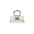 N42 Neodymium Pot Magnet with M10 Eyebolt & 10m Rope - 3 in. x 2-3/16 in. x 9/16 in. thick - 242.55lbs Pull