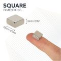 N42 Neodymium Rectangular Magnet - 3/8 in. x 3/8 in. x 3/16 in. thick - 7.71lbs Pull